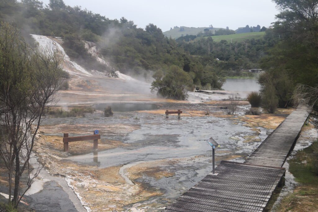 Orakei Korako geothermal park entre Rotorua et Taupo